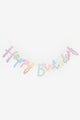 Çok Renkli  Happy Birthday Banner