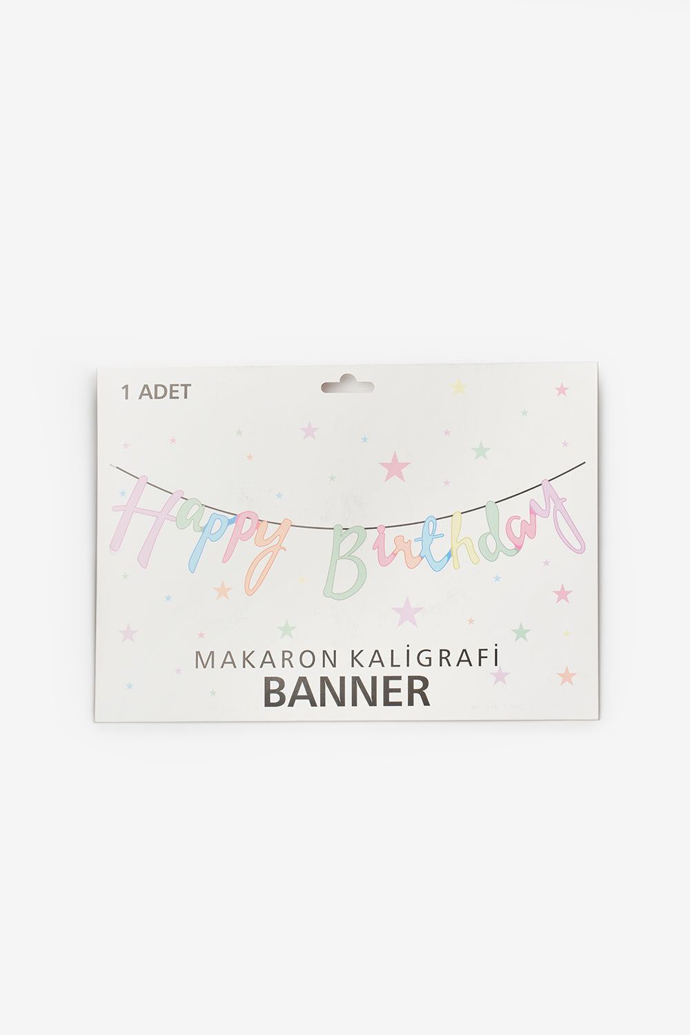 Çok Renkli  Happy Birthday Banner