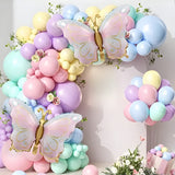 Çok Renkli  Sevimli Kelebek Figür Parti Balonu