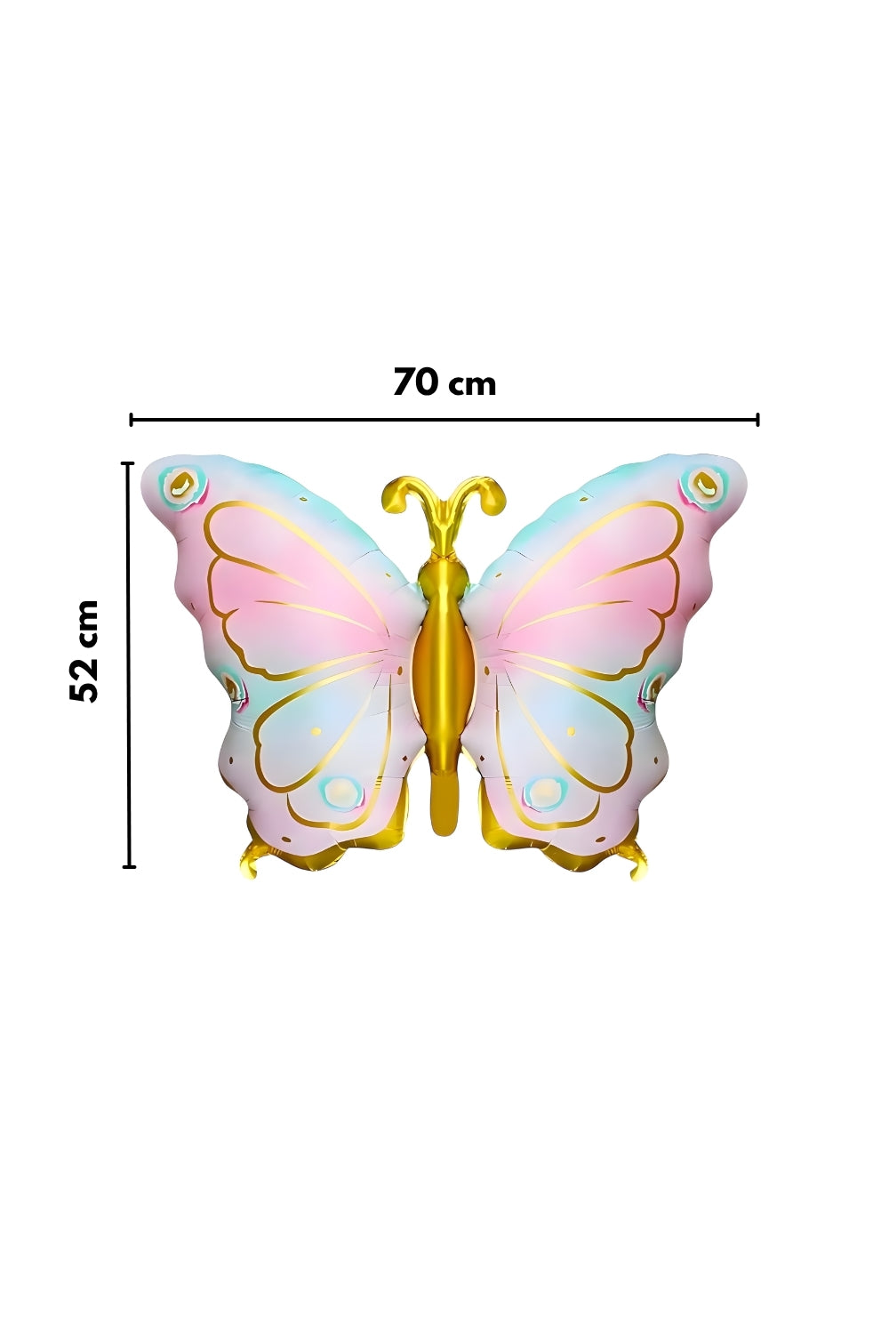 Çok Renkli  Sevimli Kelebek Figür Parti Balonu