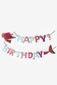 Lila  Deniz Kızı Temalı Happy Birthday Banner