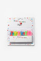 Multicolor Pastel Shades Happy Birthday Party Candle