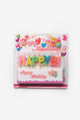 Multicolor Glittery Happy Birthday Letter Party Candle