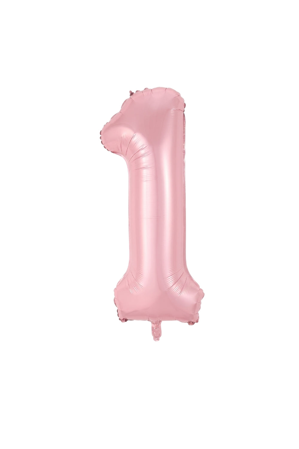 Pembe 1 Rakamı Parti Balonu