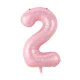 Pembe 2 Rakamı Parti Balonu