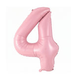 Pembe 4 Rakamı Parti Balonu