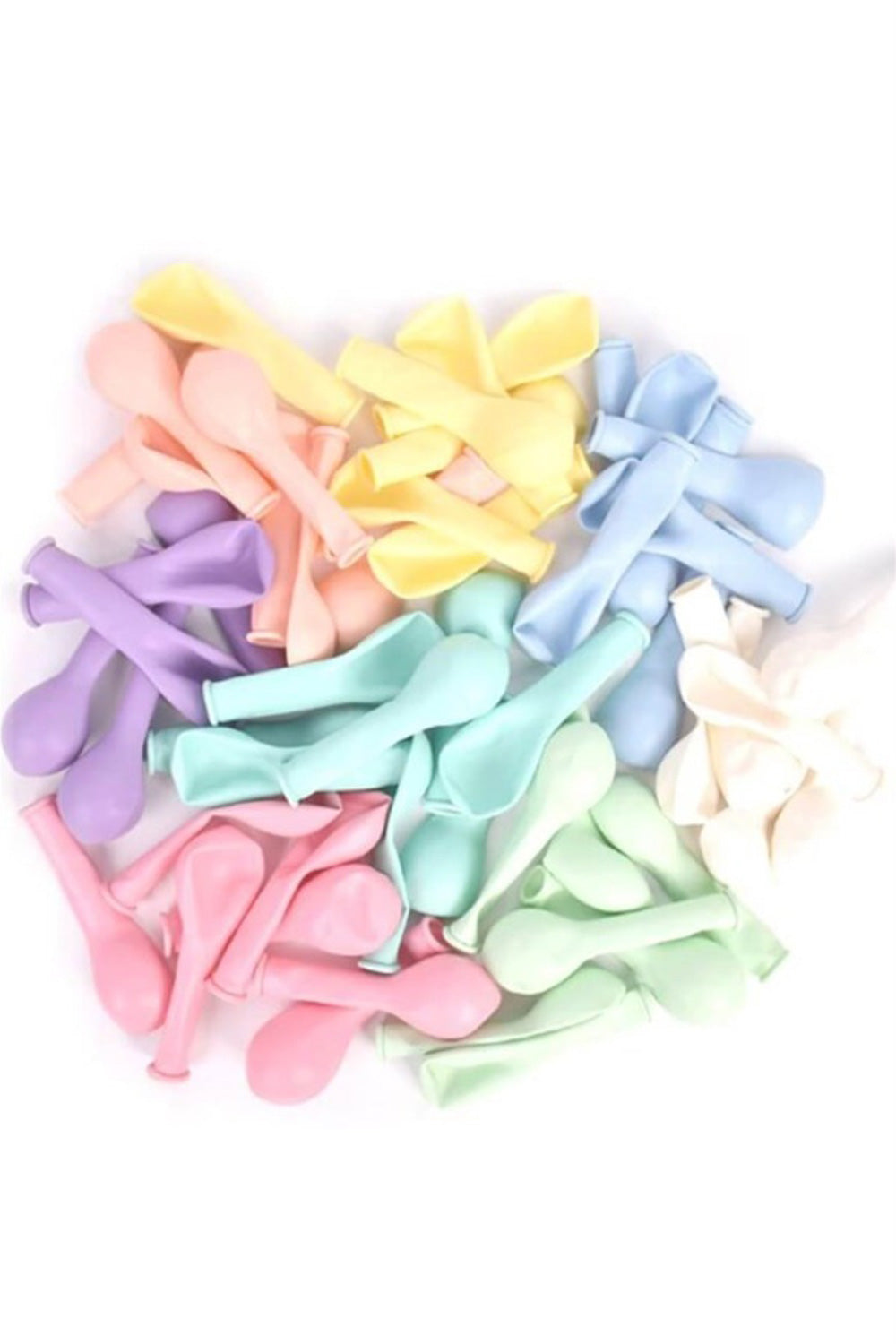 Çok Renkli  Makaron 100'lü Minik Balon Set