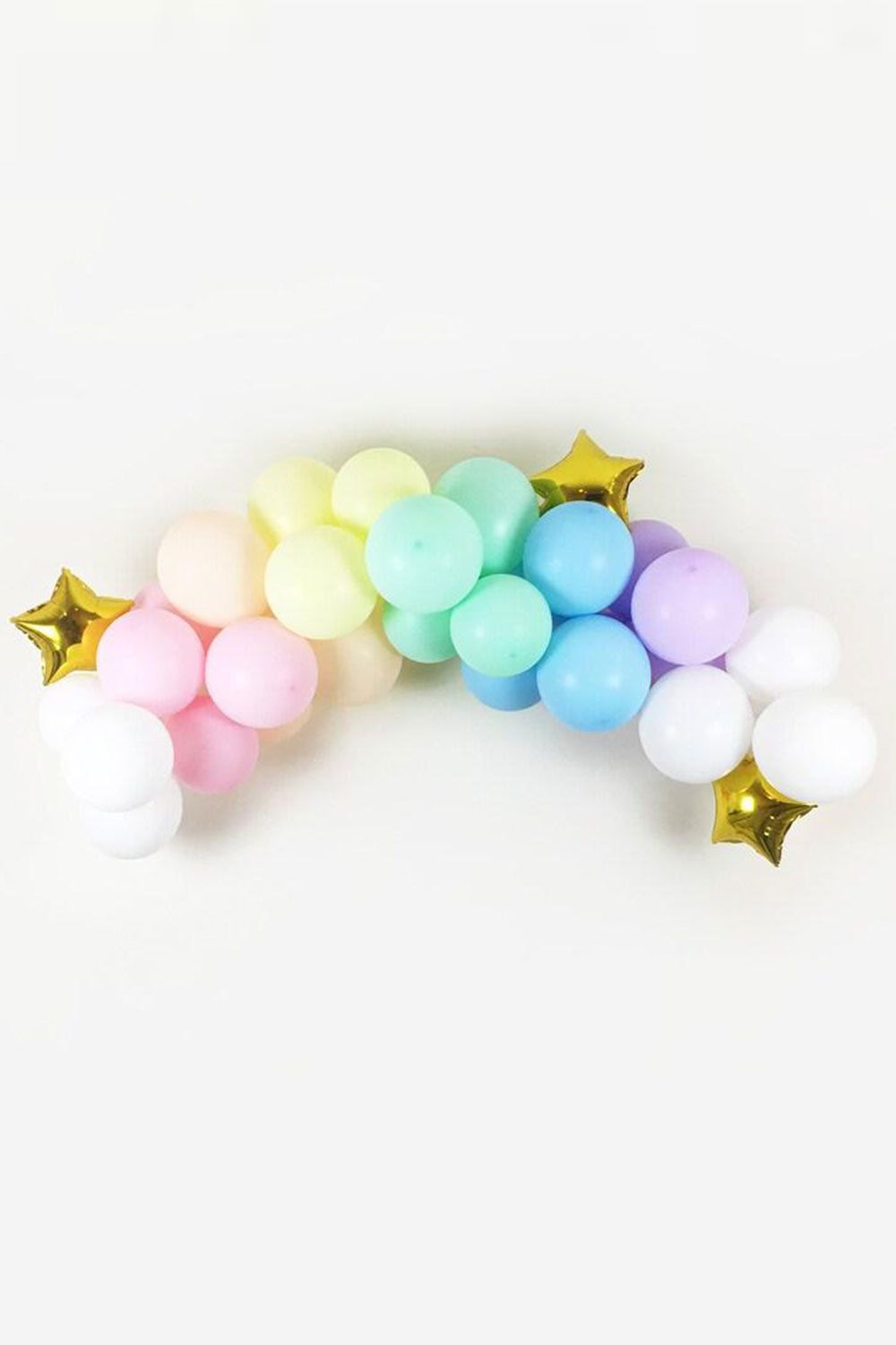 Çok Renkli  Makaron Balon Zincir Set