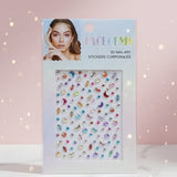 Çok Renkli  Gökyüzü Temalı Kız Çocuk Yüz Sticker