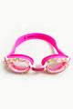 Pink Stone Detailed Girls' Swim Goggles