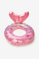 Pink Mermaid Tailed Girl's Sea and Pool Float