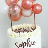 Rose Balon Pasta Süsü