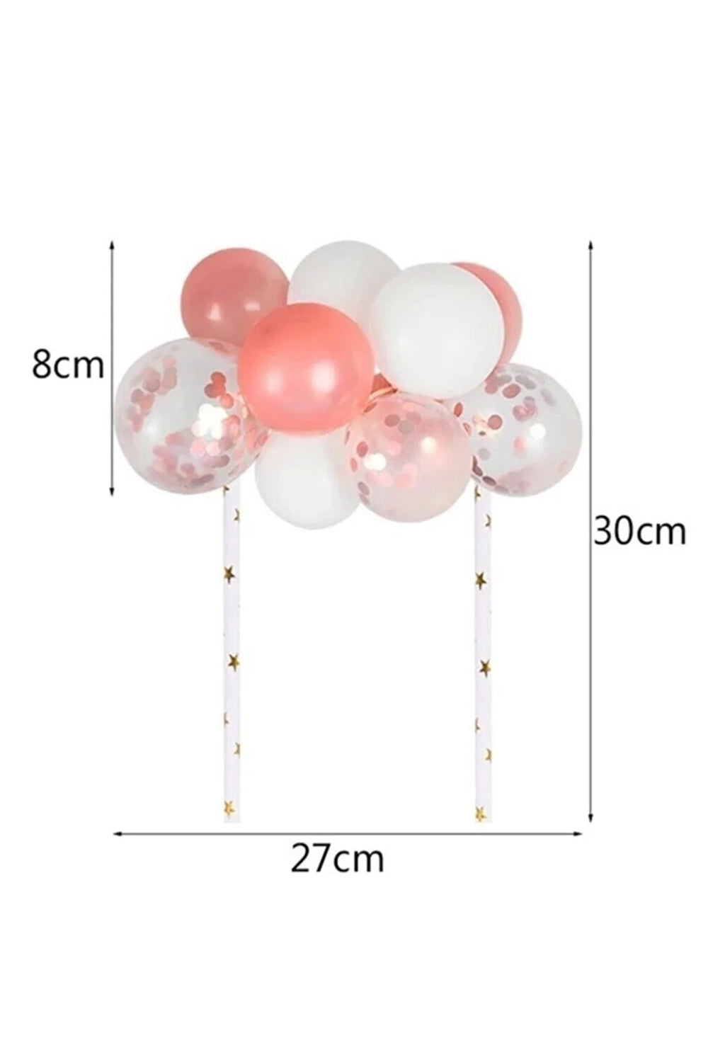 Rose  Balon Pasta Süsü