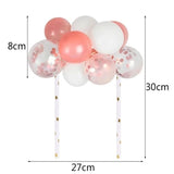 Rose  Balon Pasta Süsü