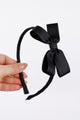 Black Bow Detailed Girl's Crown