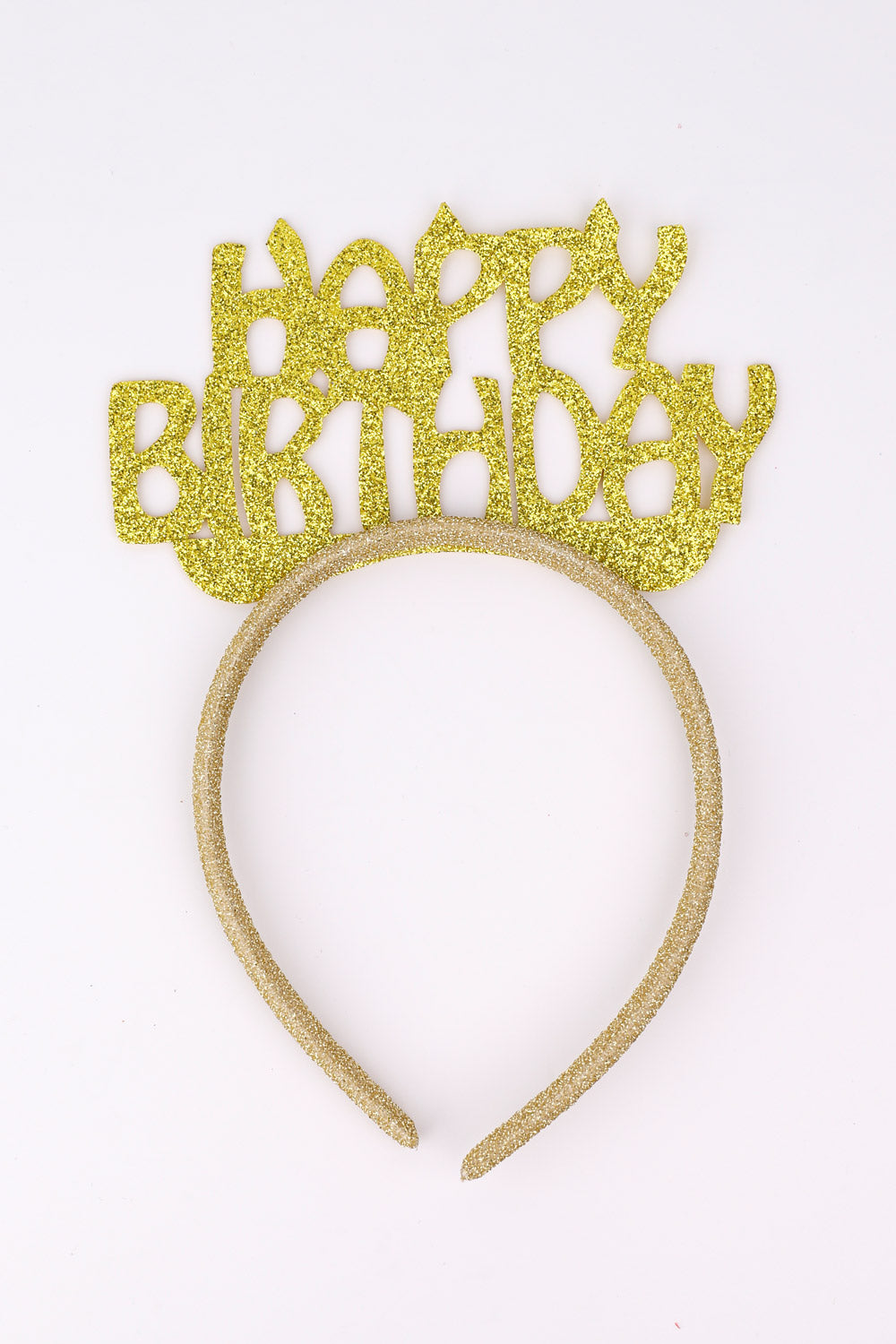 Altın  Simli Eva Happy Birthday Kız Çocuk Taç