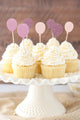 Lilac Happy Birthday Balloon Cake Decoration