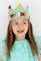 Green Elastic Felt Happy Birthday Crown