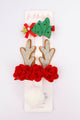 Green Star Pine Tree 3-Piece Clip Hair Clip Set