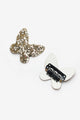 Gold Glitter Butterfly Figured Hairless Baby Hair Clip