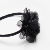 Siyah  Gül Detaylı Kız Çocuk Taç