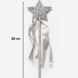 Gümüş  Yıldız Figürlü Püsküllü Parti Asası