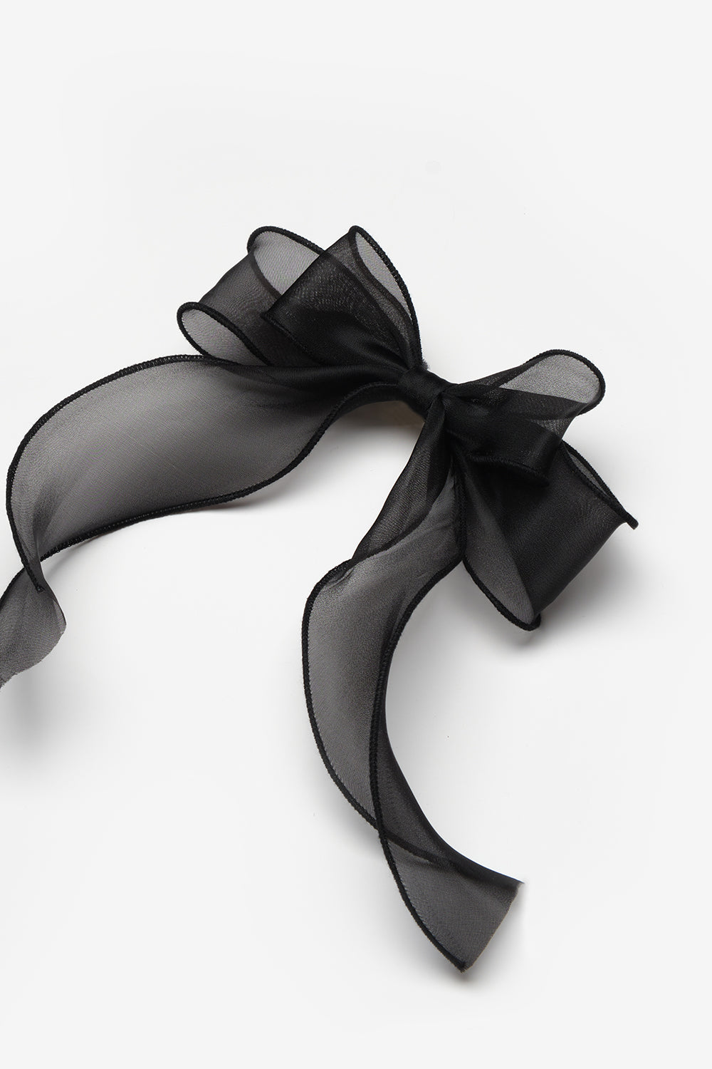 Siyah  Kuyruklu Fiyonk Kız Çocuk Otomatik Toka