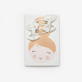 Beyaz  İkili Fiyonk Kız Çocuk Çıt Çıt Toka