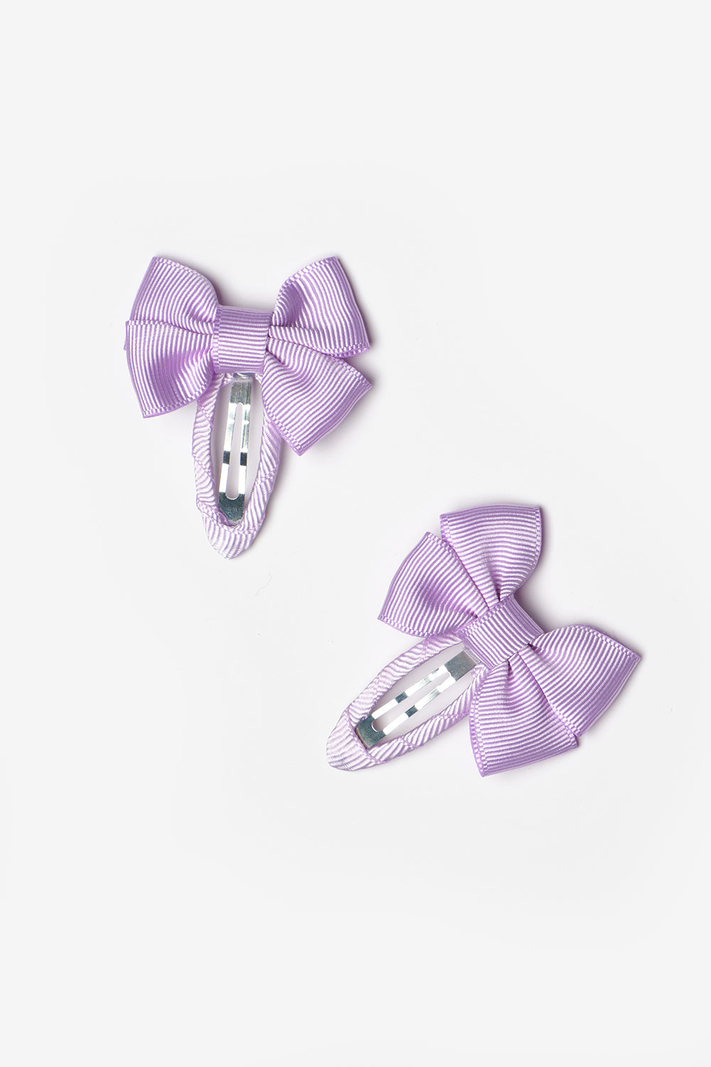 Lila  İkili Fiyonk Kız Çocuk Çıt Çıt Toka