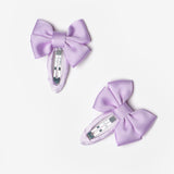 Lila  İkili Fiyonk Kız Çocuk Çıt Çıt Toka