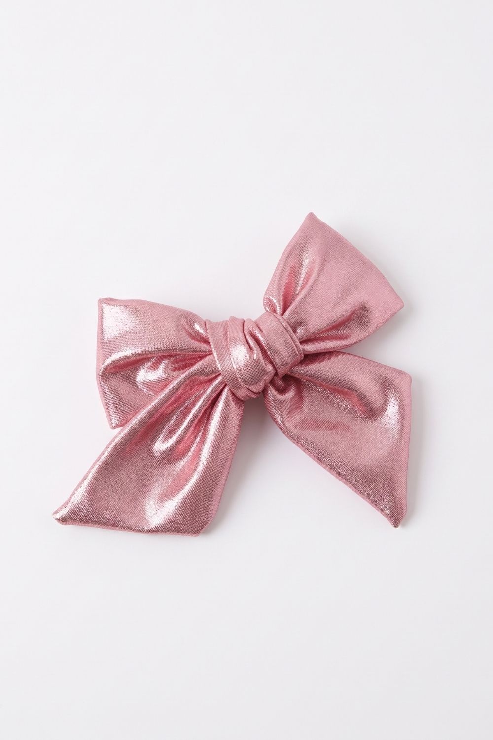 Pembe  Parlak Fiyonk Kız Çocuk Klips Toka