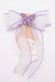 Lilac Butterfly Figured Tailed Girls' Automatic Hair Clip
