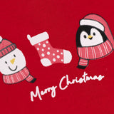 Kırmızı  Yılbaşı Temalı Tül Etekli Kız Bebek Elbise - Annabel