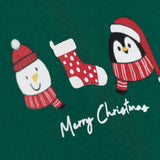 Yeşil  Yılbaşı Temalı Tül Etekli Kız Bebek Elbise - Annabel