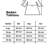 Yeşil  Yılbaşı Temalı Tül Etekli Kız Bebek Elbise - Annabel