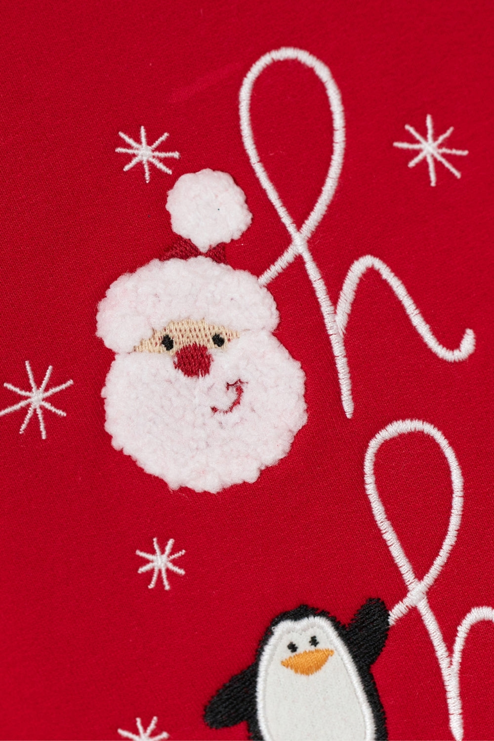 Kırmızı  Yılbaşı Tema Baskılı Kız Bebek Tulum - Nixie