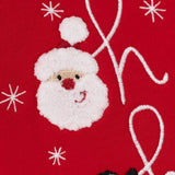 Kırmızı  Yılbaşı Tema Baskılı Kız Bebek Tulum - Nixie