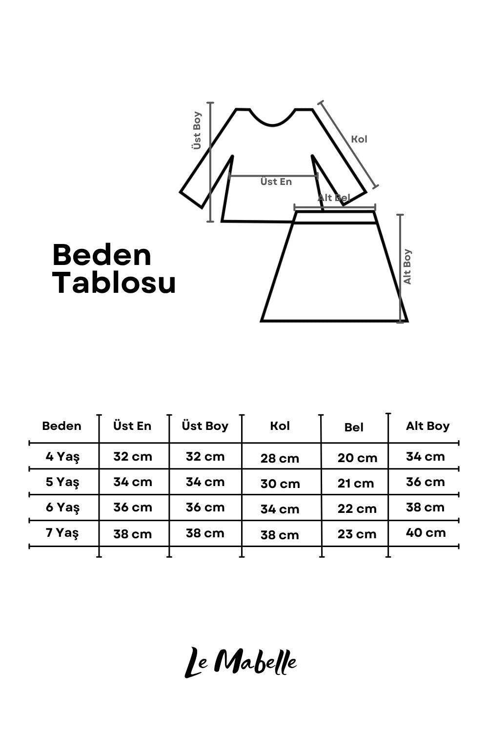 Yeşil  Yılbaşı Temalı Kız Çocuk İkili Takım - Judy