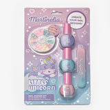 Çok Renkli  Little Unicorn Kız Çocuk Tırnak Seti