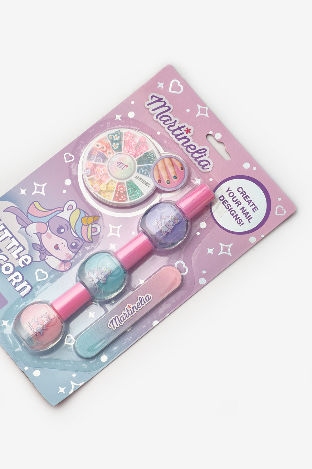 Çok Renkli  Little Unicorn Kız Çocuk Tırnak Seti