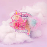Pembe  Unicorn Temalı Makyaj ve Anahtarlık Seti