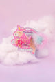 Pink Unicorn Themed Makeup and Keychain Set