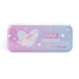 Çok Renkli  Üç Katlı Kız Çocuk Makyaj ve Toka Seti