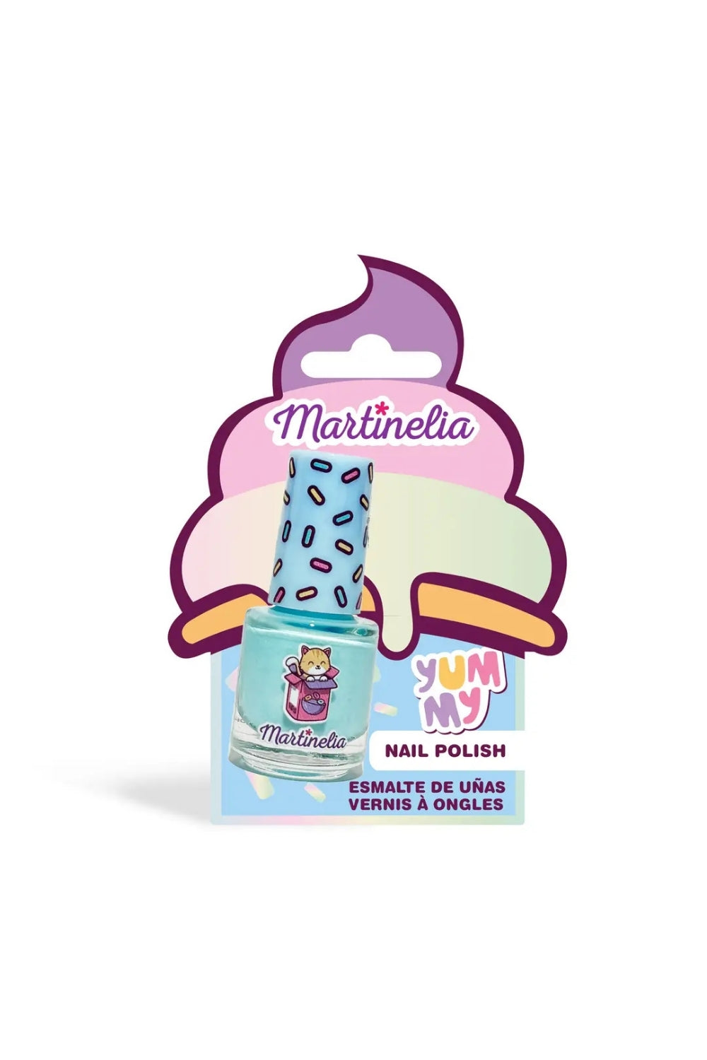 Mavi  World Blister Kız Çocuk Su Bazlı Oje