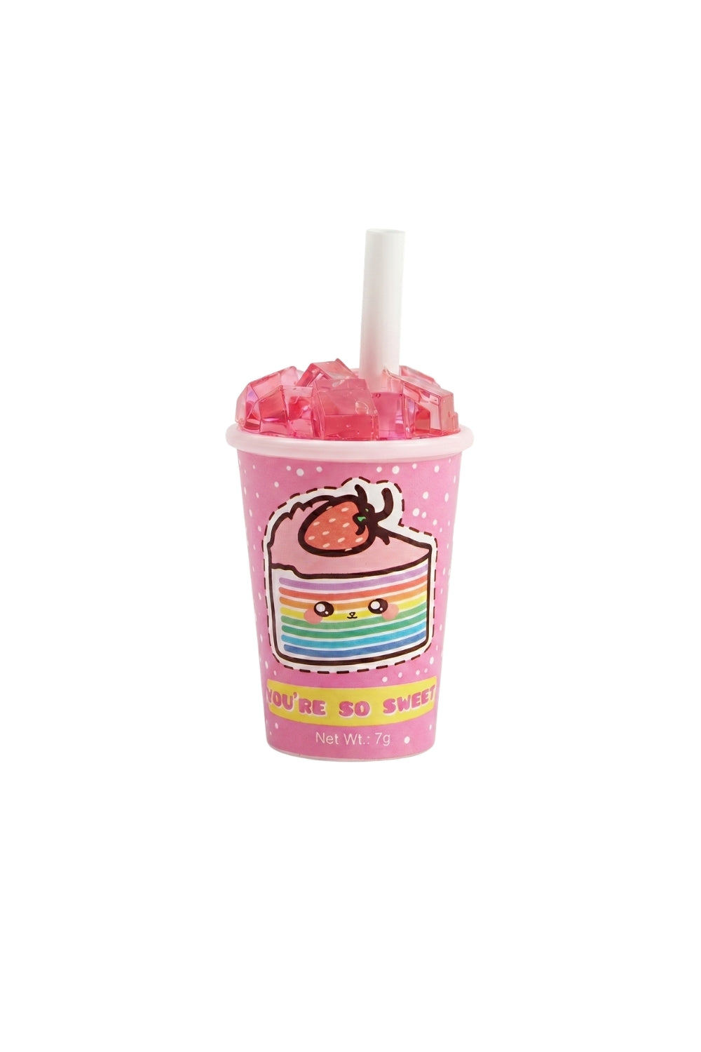 Pembe Sweet Soda Figür Kız Çocuk Dudak Balm