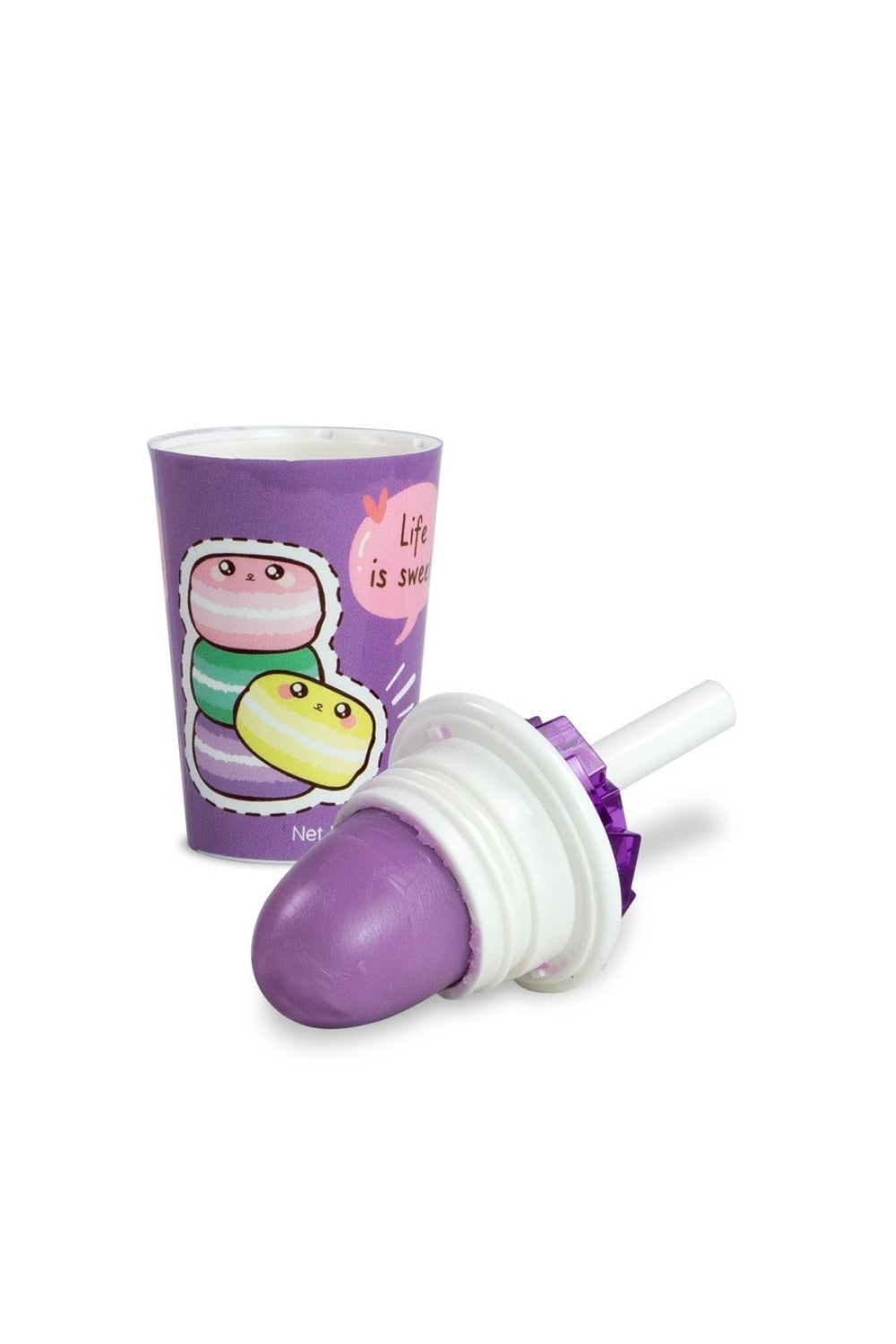 Lila Sweet Soda Figür Kız Çocuk Dudak Balm
