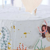 Multicolor Mermaid Themed Party Table Decoration