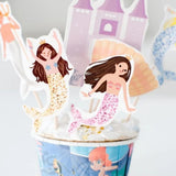 Multicolor Underwater Themed 8-Piece Toothpick Cake Topper