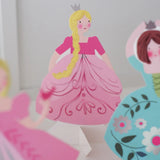 Çok Renkli  Prenses Figür Parti Masa Süsü