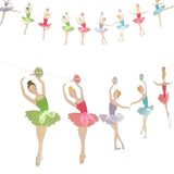 Colorful Ballerina Themed Party Banner